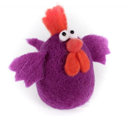 FELT CHICKEN PURPLE