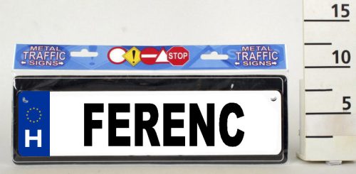 634089 LICENSE PLATE FERENC