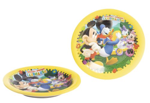 672281 DISNEY PLASTIC MICKEY PARTY SMALL PLATE, SET OF 4