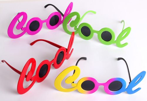 686008 PARTY GLASSES COOL  SET OF 4