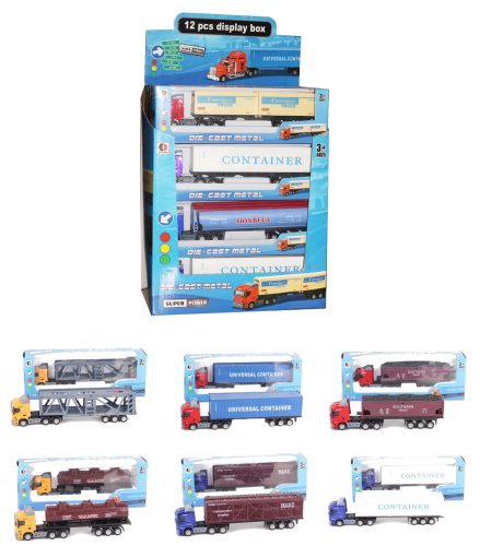 712037 TRUCKS WITH DIFFERENT TRAILERS