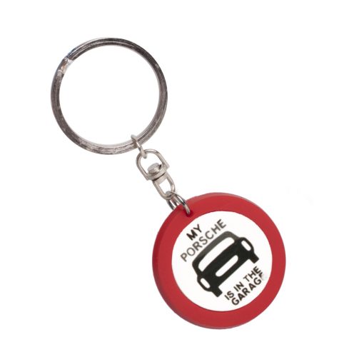 KEYRING A PORSCHÉM A GARÁZSBAN SIGN