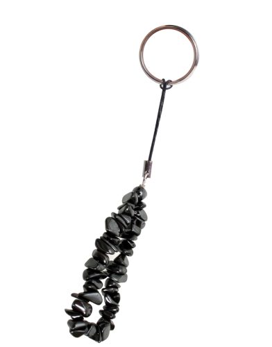 KEYRING OR MOBILE CHARM HEMATITE