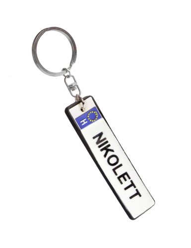 RUBBER KEYRING NIKOLETT