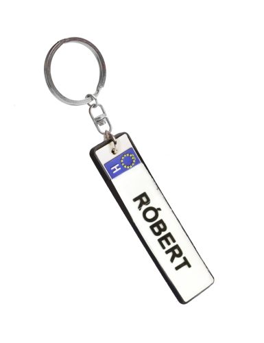 724329 RUBBER KEYRING RÓBERT