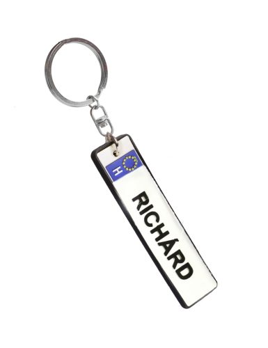 724343 RUBBER KEYRING RICHÁRD