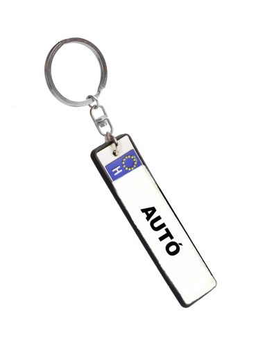 724356 RUBBER KEYRING AUTÓ