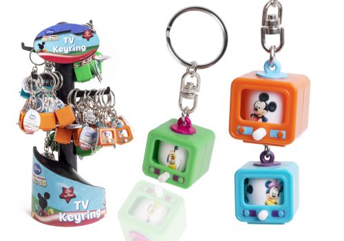 DISNEY TV KEYRING, MICKEY MOUSE