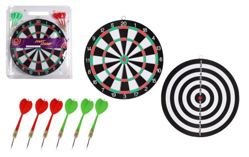 DARTBOARD GAME IN POLY BAG WITH 2 DART NEEDLES