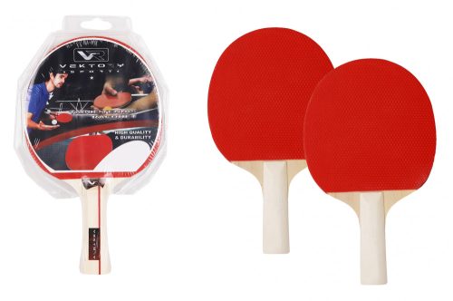 730120 TABLE TENNIS BAT, VEKTORY, 1 *, PIMPLED OUT RUBBER WITHOUT SPONGE