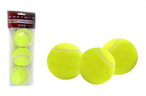 TENNIS BALL IN POLY BAG, 1 STAR, SET OF 3, VEKTORY