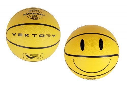 BASKETBALL SMILE NO.7, YELLOW