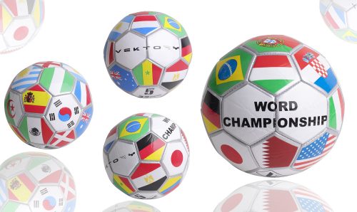 FOOTBALL WORLD CHAMPIONSHIP SIGN, FLAGS PATTERN