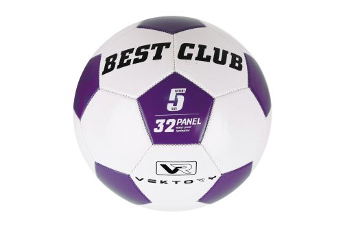 FOOTBALL BEST CLUB SIGN, WHITE/PURPLE