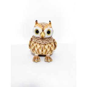 BAGOLY ÁLLÓ KRÉM-BARNA 25CM