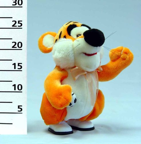 844012 PLUSH WALKING TIGER WITH SOUND AND BALL