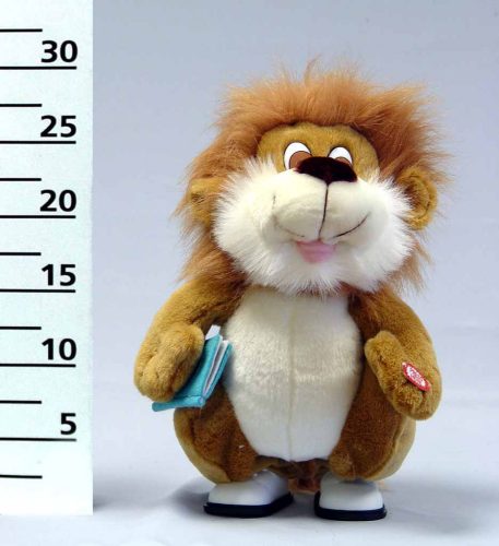 844013 PLUSH WALKING LION WITH SOUND AND BOOK