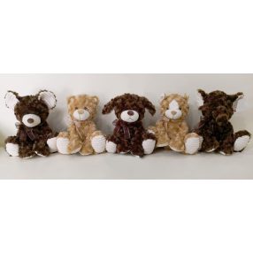 ANIMALS MIXED CREAM/BROWN