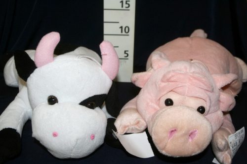 849817 PLUSH COW OR PIG WITH SOUND