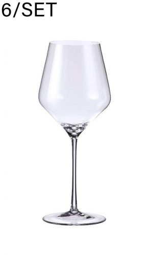 960450 CRYSTAL WHITE WINE GLASS SET, SET OF 6, ELIZABETH