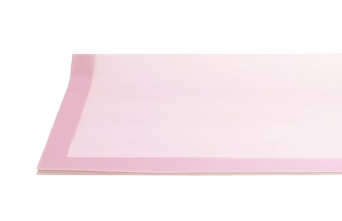 K063111 PLASTIC WRAPPING SHEET, SET OF 20, CONTOUR, LIGHT PINK