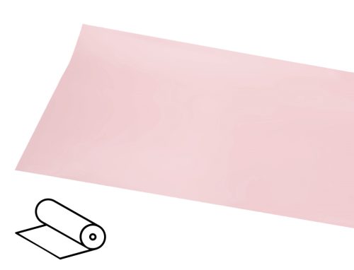 PLASTIC WRAPPING ROLL, PASTEL PINK