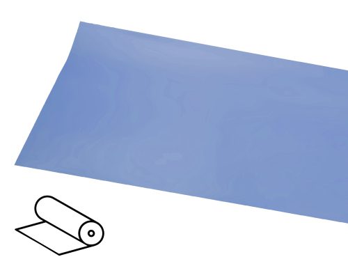 PLASTIC WRAPPING ROLL, PASTEL BLUE