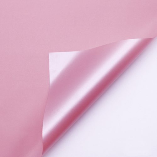 K063152 PLASTIC WRAPPING SHEET, SET OF 20, NACRE ROSE