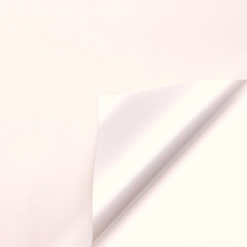 K063155 PLASTIC WRAPPING SHEET, SET OF 20, NACRE CREAM