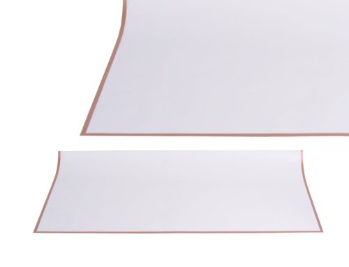 PLASTIC WRAPPING SHEET, SET OF 20, CONTOUR, WHITE