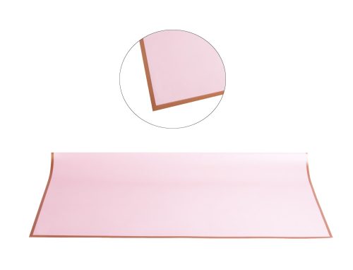 PLASTIC WRAPPING SHEET, SET OF 20, CONTOUR, LIGHT PINK