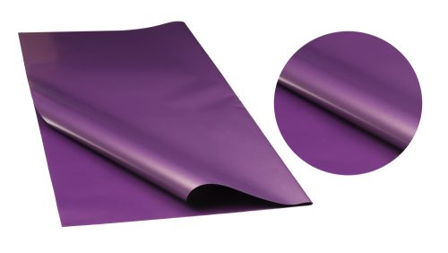 PLASTIC WRAPPING SHEET, SET OF 20, 2 SIDED, NACRE LAVENDER