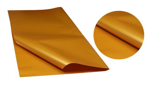 PLASTIC WRAPPING SHEET, SET OF 20, 2 SIDED, NACRE OCHER