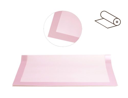 PLASTIC WRAPPING ROLL, CONTOUR, LIGHT PINK