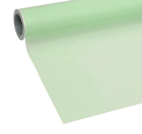 K063800 PLASTIC WRAPPING ROLL, TRANSPARENT, PASTEL GREEN