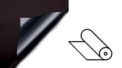 PLASTIC WRAPPING ROLL, NACRE BLACK