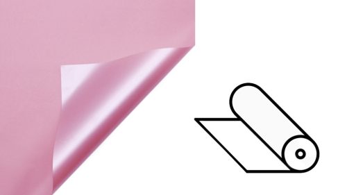 PLASTIC WRAPPING ROLL, NACRE ROSE