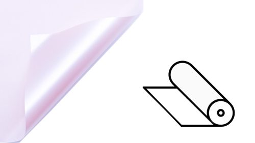 PLASTIC WRAPPING ROLL, NACRE ROSE