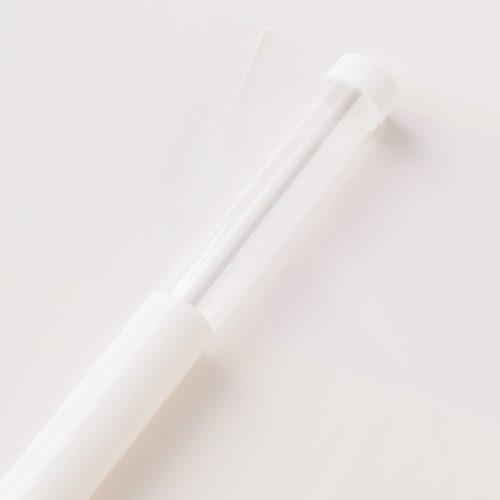 PLASTIC CELLOPHANE ROLL, WITH WINDOW WHITE