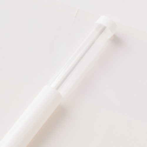 PLASTIC CELLOPHANE ROLL, WITH WINDOW WHITE