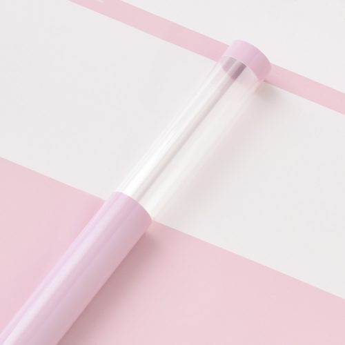 PLASTIC CELLOPHANE ROLL, WITH WINDOW LILAC