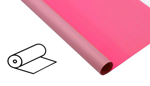 PLASTIC WRAPPING ROLL, 2 SIDED FUXIA/ROSE