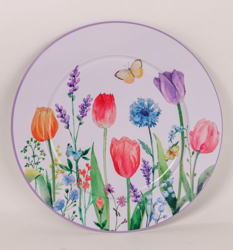 BÁD.TÁLCA KÖR TULIPÁN33*1,5