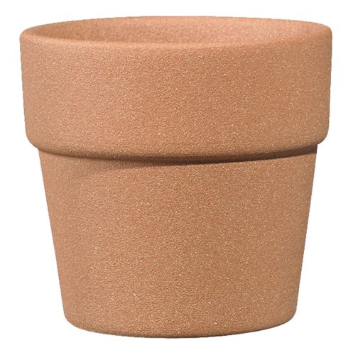 CERAMIC PLANT POT, LIMA, MATTE TERRACOTTA