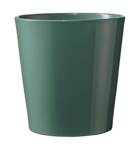 K192723 CERAMIC PLANT POT, DALLAS BREEZE, SEA GREEN