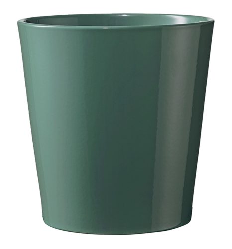 CERAMIC PLANT POT, DALLAS BREEZE, SEA GREEN