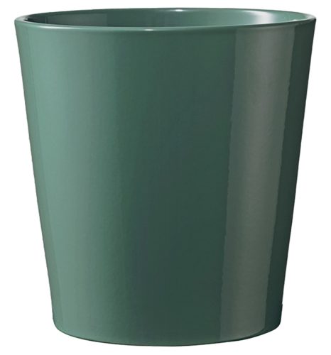 CERAMIC PLANT POT, DALLAS BREEZE, SEA GREEN