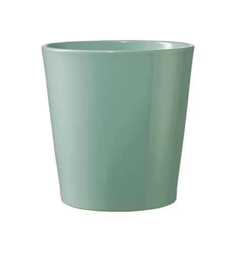 K192730 CERAMIC PLANT POT, DALLAS BREEZE, GLACIER BLUE