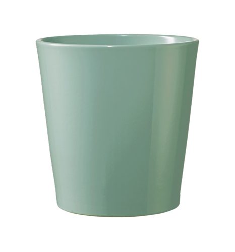 K192731 CERAMIC PLANT POT, DALLAS BREEZE, GLACIER BLUE