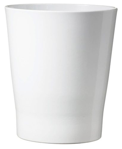 CERAMIC ORCHID POT, MERINA PRETTY, MATTE WHITE